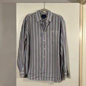 Façonnable multicolored striped mens shirt